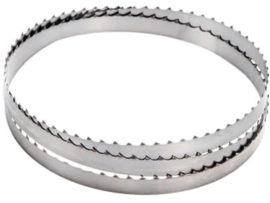 Hoja de sierra de cinta for madera, de acero con alto contenido de carbono y dientes de carburo, for corte horizontal de madera dura, 2921 x 20 x 0,9 mm.