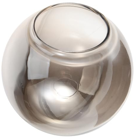 DOITOOL Pantalla de Vidrio de Repuesto en Forma de Globo para Lámpara Colgante, Decoración Funcional para Salón y Dormitorio, Material Vidrio Transparente