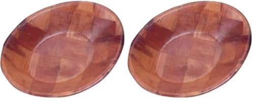 Olympia - Bol de service ovale en bois - Grand, Marron, Taille : 305 (l) x 229 (L) mm, Bol alimentaire en bois, Bol de service pour réceptions, Conçu pour une utilisation avec aliments secs, L093