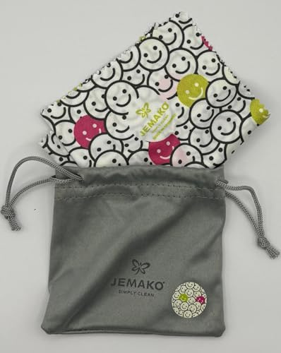 Jemako Brillentuch mit Beutel Smiley