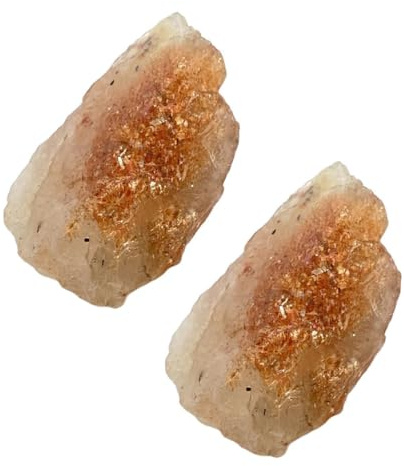 OKUMEYR Piedras de Chakra Naturales en Bruto 2piezas para Meditación y Decoración, Piedra Terapéutica Fácil de Llevar Varios Estilos para Obsequio Varios estilos