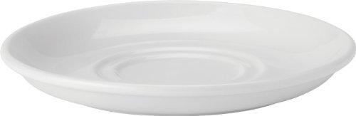 Utopia Pure White, E80015-000000-B06024, Double Well Saucer 6 (15cm) (Box of 24)