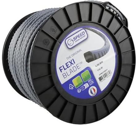 Matijardin - Fil débroussailleuse Carré, Cranté 4 mm x 110 m Oregon FlexiBlade