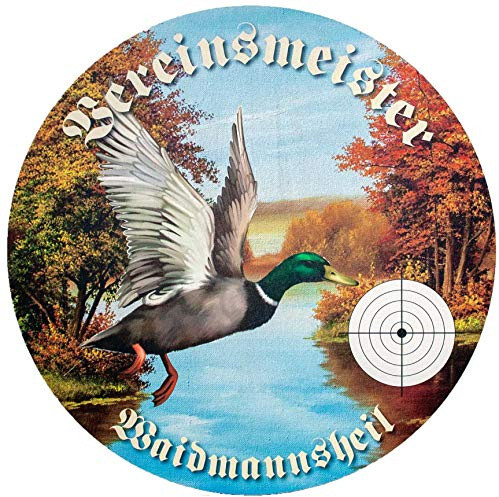 Jagdscheibe, Schützenscheibe, Ehrenscheibe, Jagd-Geschenke, Jagd-Zubehör, Jäger-Geschenke, Zielscheibe, Geburtstagsgeschenk für Jäger, Waidmannsheil