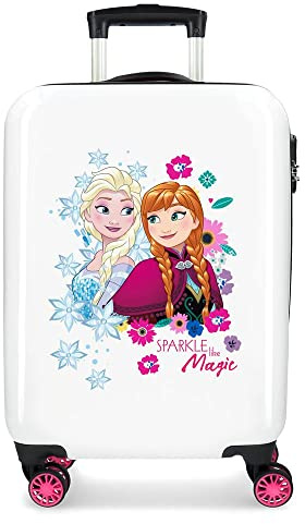 Disney Frozen 37x55x20 cms Hartschalen ABS Kombinationsschloss 32L 2,5Kgs 4 Doppelräder Handgepäck