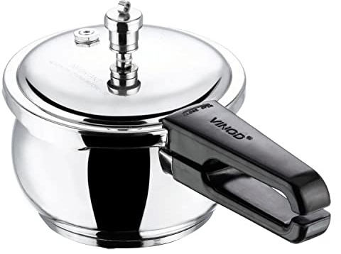 VINOD Autocuiseur à induction en acier inoxydable en forme de ventre - 2,5 l