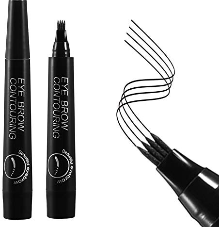 Boobeen Eyebrow Pen - Crayon à sourcils Microblading avec applicateur à pointe micro-fourche - Crée des sourcils d'apparence naturelle sans effort