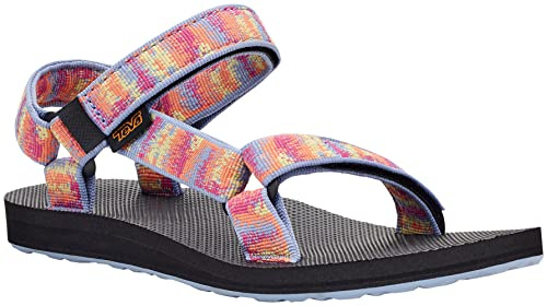 Teva Damer original universella sandaler, Iridescence Tangerine Multi, 41 EU, Iridescence mandarin multi, 41 EU