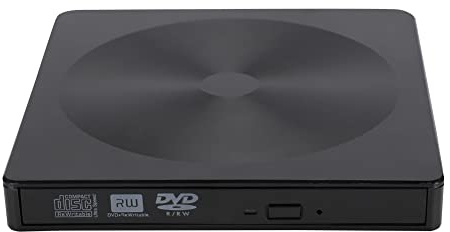 Enregistreur DVD Externe USB 3.0 - Lecteur Optique pour Windows 98/ME/2000/XP/Vista/Windows 7/8/Mac OS 8.6 - Graveur de CD Portable, Lecteur DVD RW, Lecteur CD ROM - Compatible Ordinateur Portable/PC/