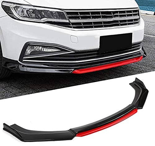 Auto-Frontstoßstangen-Lippenspoiler-Splitter, Universeller Auto-Frontstoßstangenschutz, Kinndekoration, Auto-Autozubehör, Fahrzeugteile