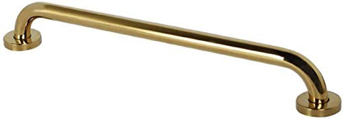 SUNMME Pasamanos de baño, Barra de Apoyo Seguridad Antideslizante Pasamanos Grueso sin barreras Chapado en Oro Manija de bañera Reposabrazos de Inodoro Manija de baño (Tamaño: 30 cm)