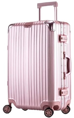 ASHSDI Koffer Reisekoffer Trolley Koffer Mit Rädern, Großes Fassungsvermögen, Hartkanten-Gepäck, Sicherheitskombinationsschloss Boardcase Handgepäck (Color : B, Size : 24in)