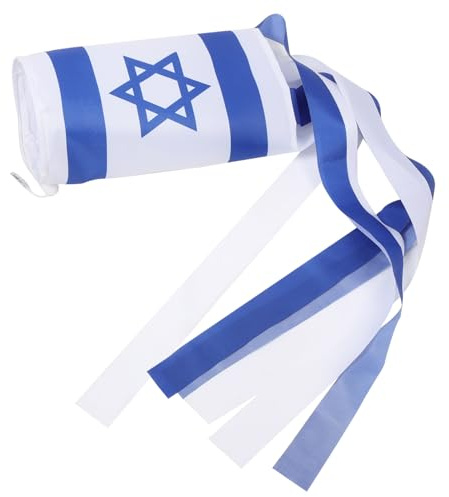ANDRESLAD Drapeau D'israël Pour Extérieur Et Jardin, Tissu Résistant, Léger Et Portable, Décoration Festive Patriote Pour Fête Nationale Et Événements Sportifs
