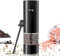 Aongray Electric Salt and Pepper Grinder, One Handed Operation, Battery Operated - Stainless Steel Spice Grinder with LED Light, Adjustable Coarseness, Ceramic Grinder (1PC)