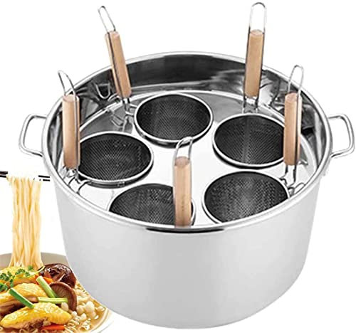Pentola per La Pasta Cuocipasta Pentola per la pasta, Cuocipasta in acciaio inossidabile, Set per cuocipasta commerciale con cestello per colino, Pentola per brodo da cucina per la casa, Str
