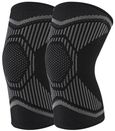 YJZQ Genouillères pour Garçon Genouillères Tissu Respirant Protège-genou Antichoc pour basket-ball Scooter Vélo Protège Genoux Sport Cyclisme pour Enfant L-10-16 Ans