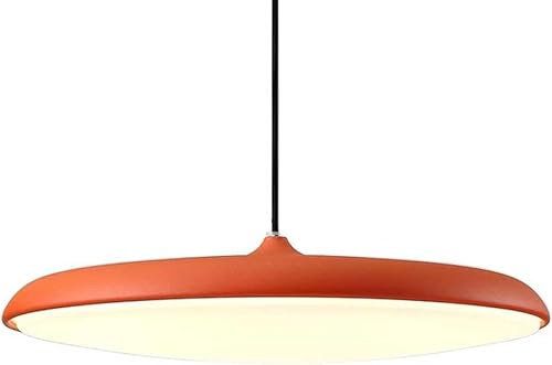 Lámpara colgante ultrafina moderna con LED, luces de suspensión de techo semiempotradas, lámparas de araña LED de color simple Macaron,luminaria LED