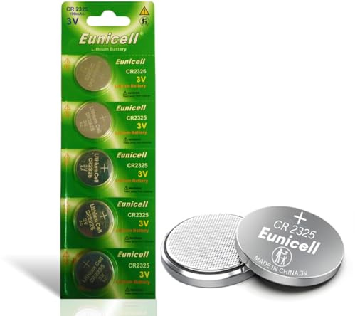 50 x CR2325 Eunicell 3V Lithium Coin Cell Button Batteries For Apple Airtags, Key Fobs, Home Devices, Fitness and Medical Accessories