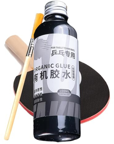 Bordtennislim - 100 ML Organisk Flytande Naturlig Polymersats, Professionell Limset För Racketgummi, Reparationskomponent För Paddel Med Hög Seghet, Snabbtorkande Elasticitet | Pålitligt Bindningsverk