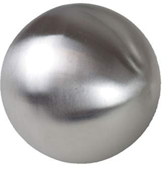 LINDER Edelstahlkugel matt Größe wählbar 5/9/15/20/28cm Gartenkugel Dekokugel Edelstahl, Größe:Ø 15cm