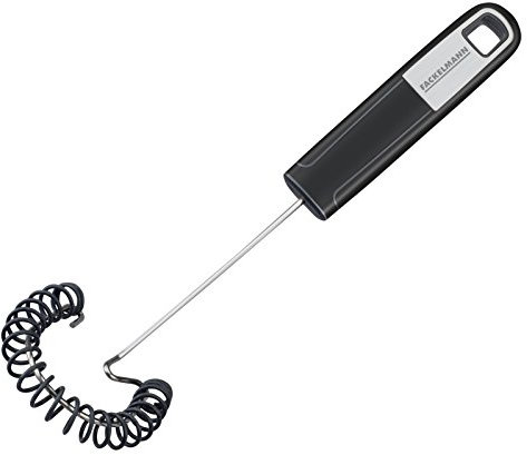 FACKELMANN 25758 Scopa a Spirale, Acciaio Inossidabile, Argento