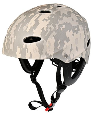 Colcolo Wassersportsicherheit Helm Einstellbare Schutzhaube Kanu Kayak Schützt Kinder Und Erwachsene Gleichermaßen, Digital Camo, M