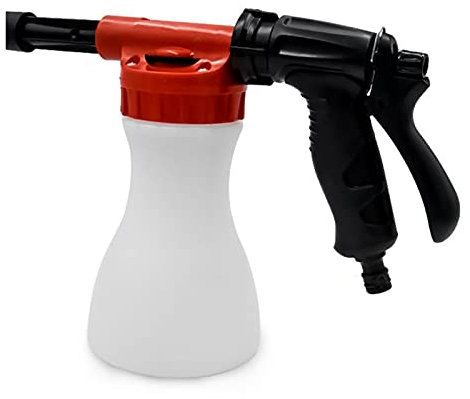 XIAOGUANG LingLONG Car Washer Foam Nozzle Car Washing Foam Gun Car Cleaning Washing Snow Foamer Lance Car Water Soap Shampoo Sprayer Spray Foam Gun (Color : Colorless)