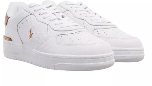 SNEAKERS Uomo RALPH LAUREN MASTER COURT - 809923071002 WHITE/TAN