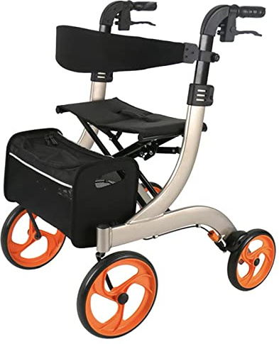 Stand-Rollator-Gehhilfe – Stand-Up-Rollator, Aufrechter Rollator, Unterarm-Rollator, Aufrechter Gehhilfe, Aufrechter Rollator, Rollator, Robuster Aufrechter Gehhilfe