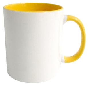 workcenter Taza de Cerámica Personalizada Premium con Fotos y Textos, Regalos Personalizados, Regalos Originales, Taza de Diseño Propio (Amarillo)