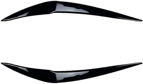 LEMAS Autoscheinwerfer Wimpern Augenbrauen Aufkleber für BMW 1 Series F20 F21 116i 118i 120i 125i M135i M140i 2015-2019, Frontscheinwerfer Trim Augenlider Deckel Scheinwerferblenden Dekoration