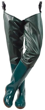 JCWGLY Watstiefel 80 cm Hohe Leichte Hüft-Wathose Für Herren, Watstiefel Mit Stiefeln Für Fliegenfischen, Bequeme Und Atmungsaktive Wasserstiefel(42 EU)
