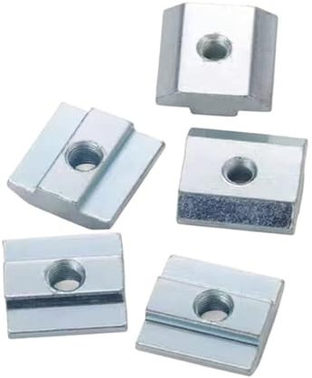 Tuerca deslizante for riel en T, tuerca deslizante en T roscada, 50 piezas, tuerca deslizante for ranura en T, tuerca deslizante for perfil, extrusión de aluminio, muebles, serie 20-45(30Series M5)