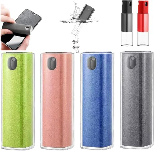 Nettoyant pour écran Tout-en-Un, Vaporisateur et lingette, Vaporisateur pour écran Tactile, pour téléphones Portables, téléviseurs, Ordinateurs Portables et vitres