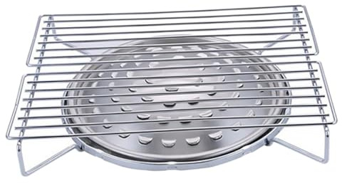 CIYODO Camping Stainless Steel Barbecue Rack Grill Grate for Outdoor Picnic Stove Cooking