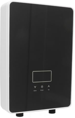 Alomejor Petit Chauffe-eau instantané sans Réservoir 6000W, en Acier Inoxydable, 220V, 0,6mpa, pour la Cuisine