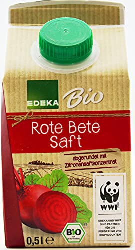 Edeka Bio Rote Bete Saft, 8er Pack (8 x 0.5 l)
