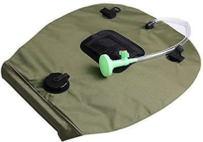 LIANYG Outdoor Solar Sammeln Badebeutel Tragbare Umweltfreundliche Duschbeutel 20L Camping Dusche Hängende Badewanne Wassertasche Campingdusche 492 (Color : Green)