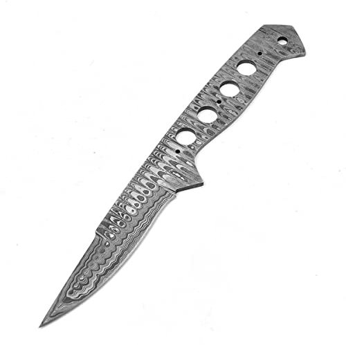 MAQSON Hochwertige Damaszener-Stahl Jagdmesserklinge Messerklinge Handgeschmiedet 6181