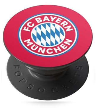 DeinDesign Popsockets PopGrip Handy Halterung Ständer Smartphone & Tablet Griff FC Bayern München FCB Logo