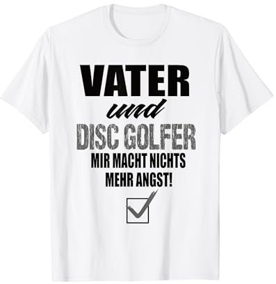 Vater und Disc Golfer Disc Golf Sport Golfing Discgolf T-Shirt