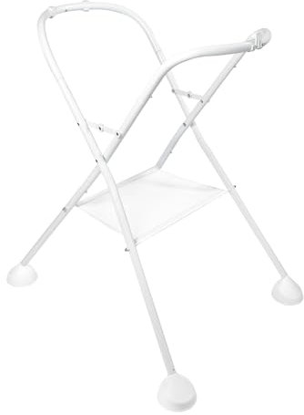 BÉABA, Soporte para Bañera y Cambiador de Bebé, Compatible con Bañera, Cambiador Camele'O, Plegable, Desmontable, Blanco