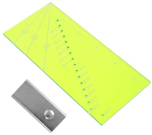 BELLIFFY 1satz Patchwork Quilting Ruler Für Näharbeiten Präzise Nähschablone Teiliges Für Quilting Und Messungen Grün Magnetmaß