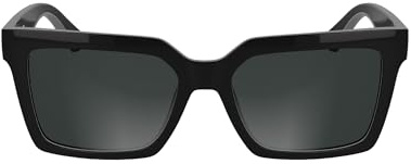 CALVIN KLEIN Jeans Unisex Adult Sunglasses CKJ25602S - Black with Solid Grey Lens