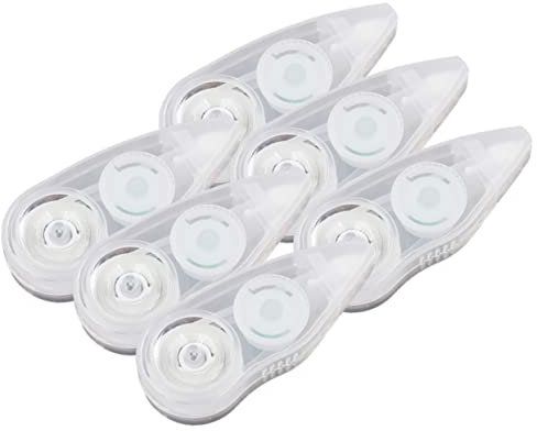 Homoyoyo 6stücke Pack Selbstklebende Korrekturbänder Weiß Für Schule Büro Und Zuhause Mit Glatter Oberfläche Für Instant Korrektur Ohne Verschmieren