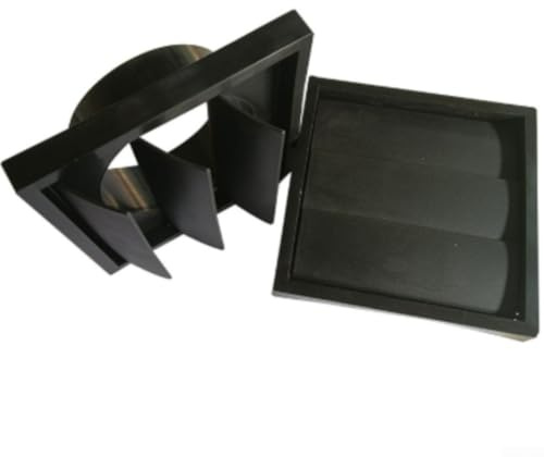 Cubierta de ventilación de escape para sistemas de secadora y HVAC con flujo de aire optimizado, prevención de plagas, protector de viento y lluvia unidireccional, construcción ABS resistente a la