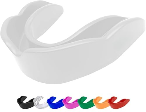 Mouth Guard for Men, Durable Gum Shield for Boxing, MMA, Rugby, Hockey Martial Arts, Judo, Karate and Other Sports - Includes Case