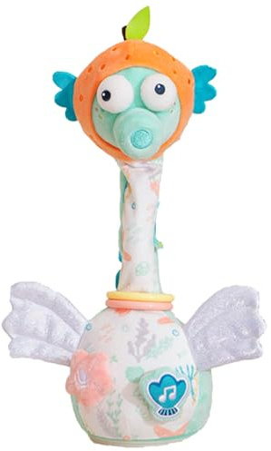 Jouet Flamingo en Peluche Dansant, Parlant & Dansant, Jouet Flamant Rose, comme Le Jouet Cactus, Jouet Interactif Imitant la Musique, Jouet en Peluche Sensoriel Red