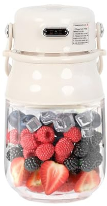 Frullatore Portatile Con Funzione Centrifuga - Bottiglia Frullatore Elettrico Senza Fili, Miscelatore Con Bicchiere Ricaricabile Per Cucina Viaggio Frutta Latte Proteine Succhi Caffè Frullati