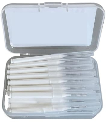 Interdentalborstar och tandtrådspinnar, Interdentalborstar 30 st Flerfärgad 0,6-1,5mm(0.7mm White)